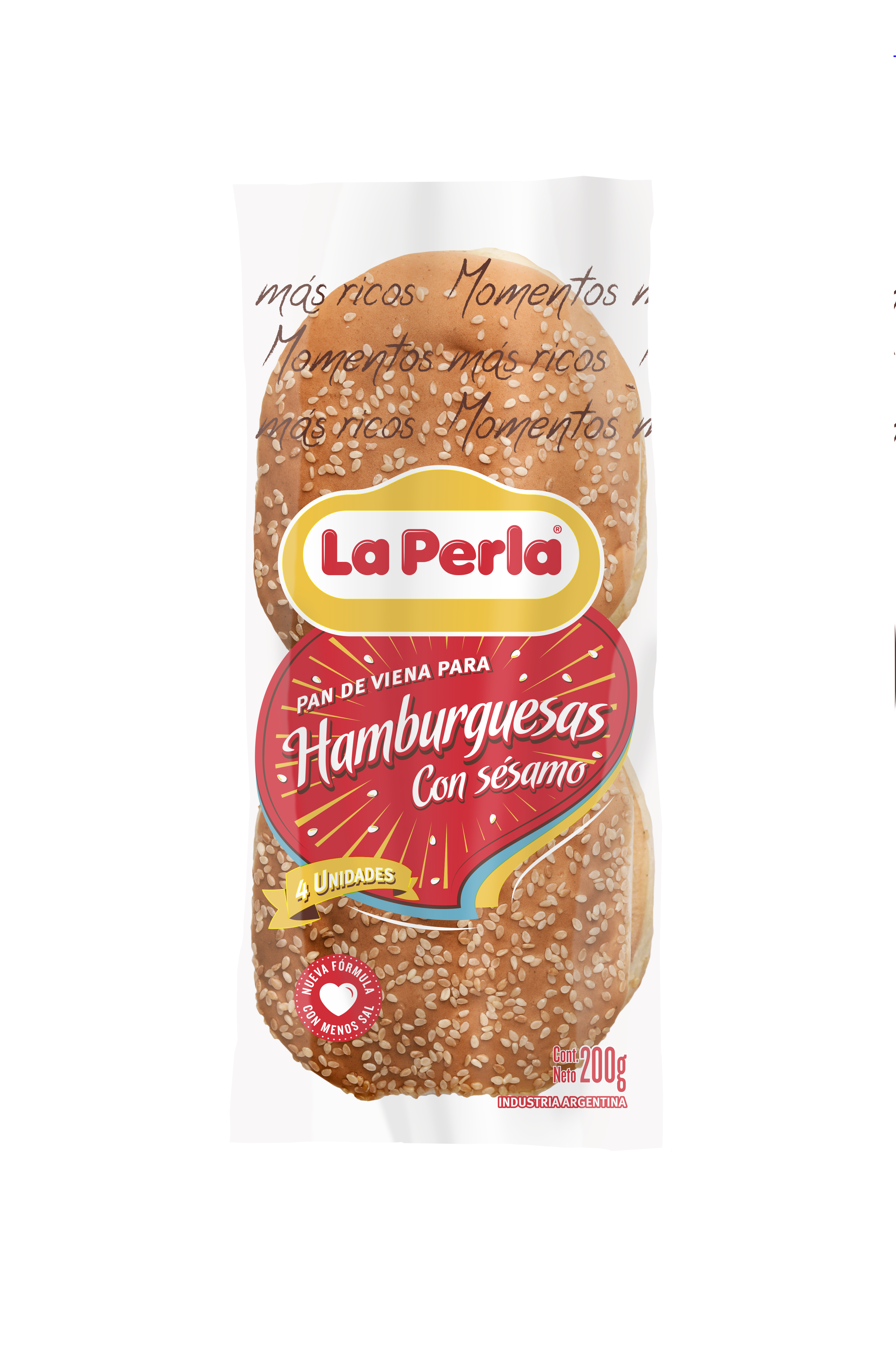 Pan de Hamburguesas con Sésamo
